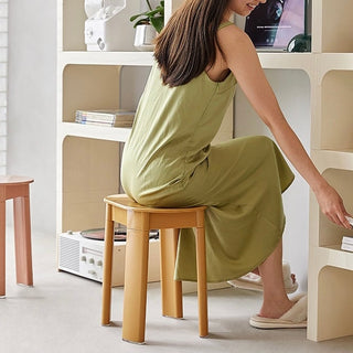 Color Oval Side Table Stool   in   Chair