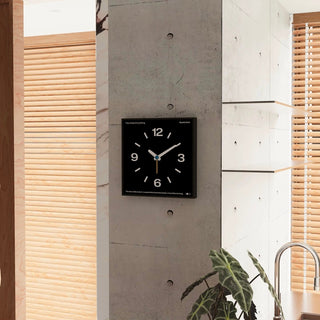 Square Frame Monotone Clock  Wall Clock