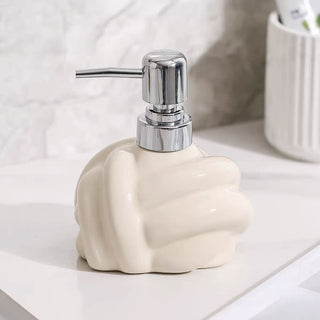 Knot Ceramic Dispenser  Refillable Bottle