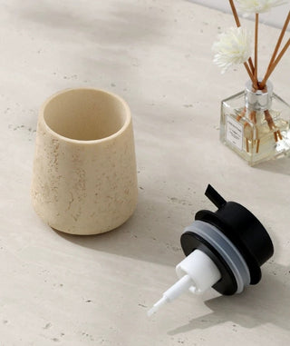 Foaming Hand Soap Travertine Dispenser