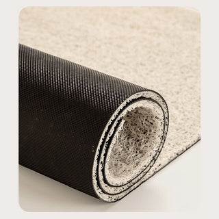 Oval Geometric Pattern Entrance Mat 50x80 Mud Removal Mat