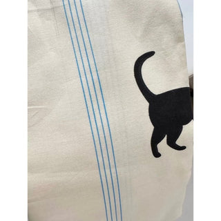 Ivory Cat Stripe Duvet Cover Set  Bed Cover Cat