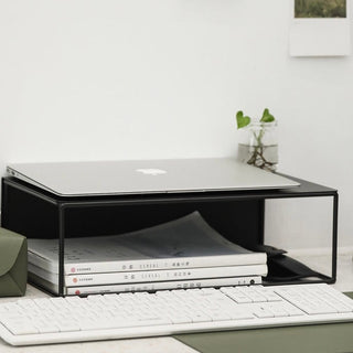 Iron Multifunctional Storage Monitor Stand Bookstand