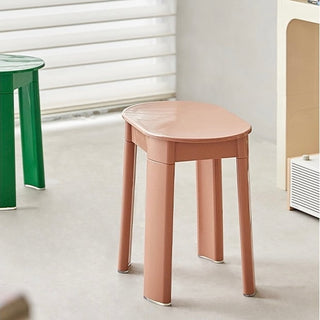 Color Oval Side Table Stool   in   Chair