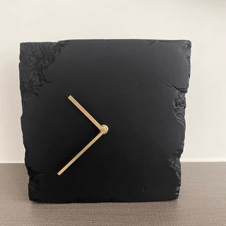 Square Block Clock   Table Clock Wall Clock  Silent