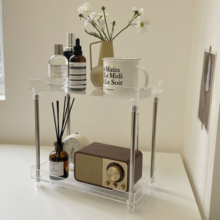 Clear Acrylic Tier Tier Rack   Cosmetic Storage