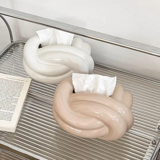 Knot Ceramic Tissue Case