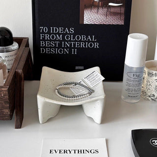 Ink Splash Pattern Square Accessory Tray  Storage
