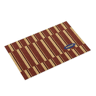 Retro Color Stripe Pattern Entrance Mat 50 x 80 cm Mud Removal