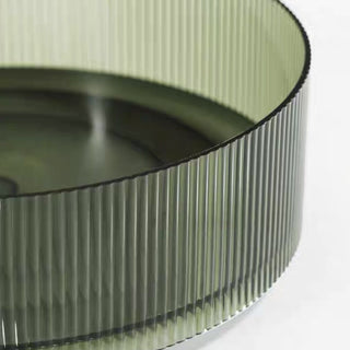 Striped Pattern 360 Degree Rotating Cosmetic Storage Tray