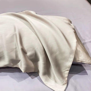 Two-tone satin plain duvet cover set bed cover