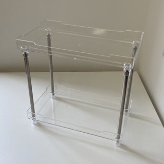 Clear Acrylic Tier Tier Rack   Cosmetic Storage