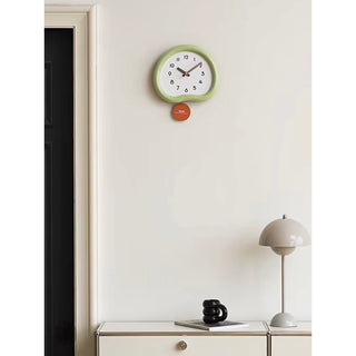 Mushroom-shaped pendulum clockin  wall clock
