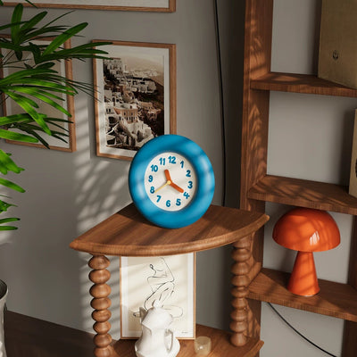 ChubbyFrame Color Round Clock  Table Clock