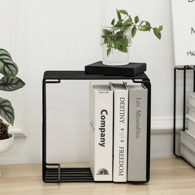 Wire Multifunctional Magazine Rack Storage Book Stand