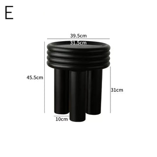 Combination Color Round Side Table  Table Stool