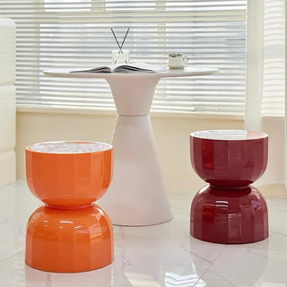 Multi-faceted Cutting Side Table Stool