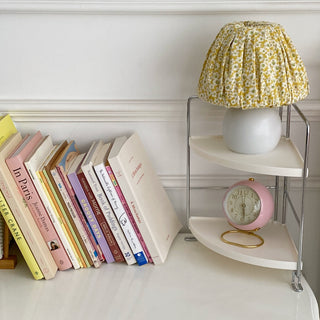 Desktop Two-Tier Storage Rack 2 Types  White
