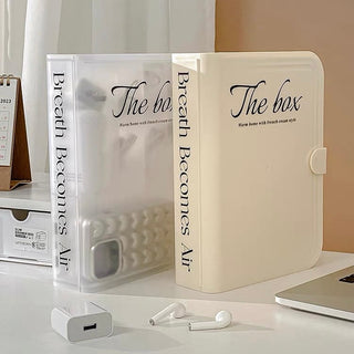 Cable Smartphone Small Item Storage Box  Dummy Book