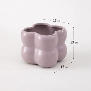 Cube Pokopoko Ceramic Pot Cover