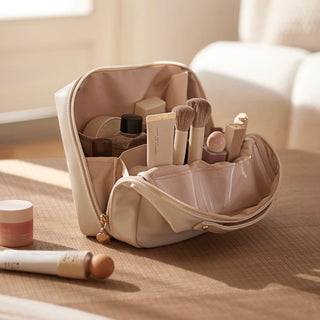 Large Capacity Makeup & Cosmetics Storage Travel Pouch