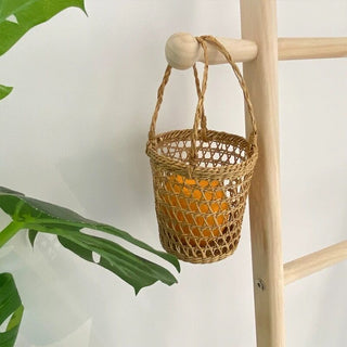 Natural Storage Mini Basket  Basket Bag