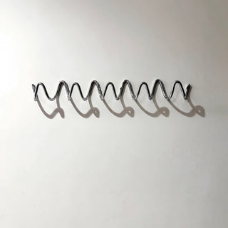 Silver Wavy Wall Hooks   Hanger Hooks   Wall-mounted Storage
