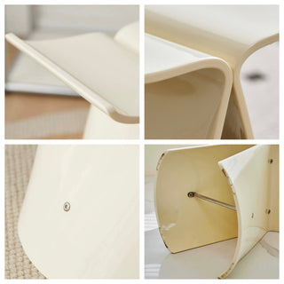 Cream Color Butterfly Stool Side Table Chair