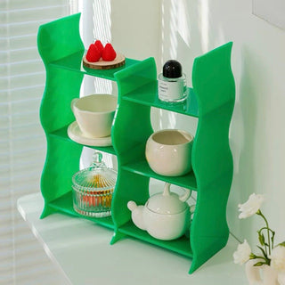 Acrylic Wave Storage Display Rack