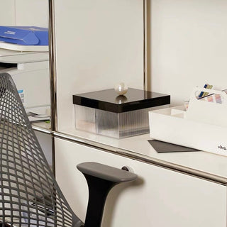 Pearl Square Storage Box with Lidin  Small Item Organizer