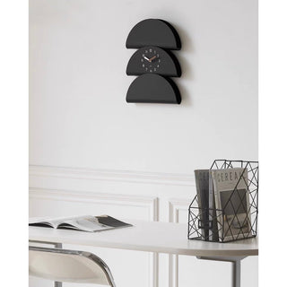 Half Moon Design Clock   Semi-circular Wall Clock