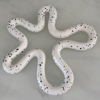 Wavy Ceramic Trivet     Decorative Object