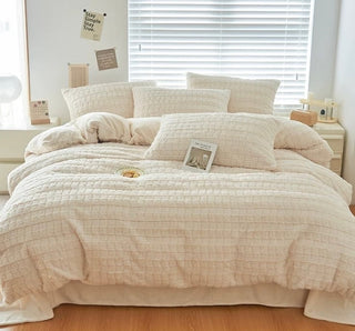 FauxFur Thick Milk Velvet Duvet Cover Set  Bed Cover Bedding Cover