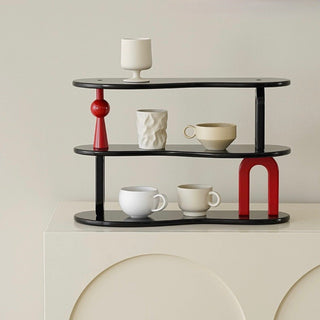 Modern Design Three-Tier Storage Display Rack