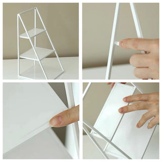 Iron Frame Simple Three-Tier Storage Rack