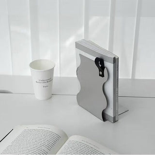 Naminami Wave Mirror Bookstand Tabletop Book Holder Mirror