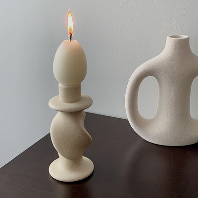 Ceramic Twist Candle Holder