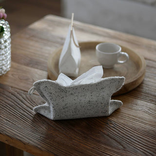 Mixed knit simple tissue case tissue cover hanging