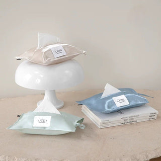 Silk Pearl Color Tissue Case   Hanging Cover