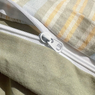 Color Multi-stripe Cotton Duvet Cover Set  Bed Cover