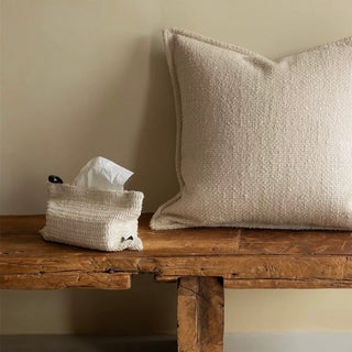 Linen Natural Tissue Case  Tissue Cover Hanging Type