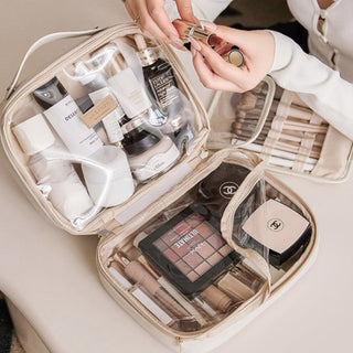 XL Large Capacity Three-Layer Cosmetic Storage Pouch Travel Pouch