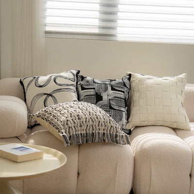 Jacquard Mix Monotone Cushion Cover  45 x 45 cm