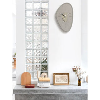 Matte Gray Nuance Design Art Clock  Wall Clock