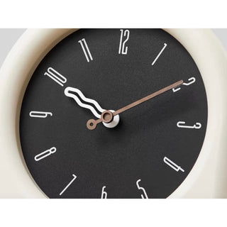 Monochrome Arch-shaped Clock Pendulum Clock  Wall Clock