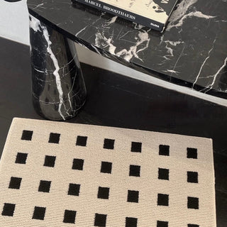 Square Pattern Door Mat   in  and 2 Sizes: 50x80cm and 60x90cm