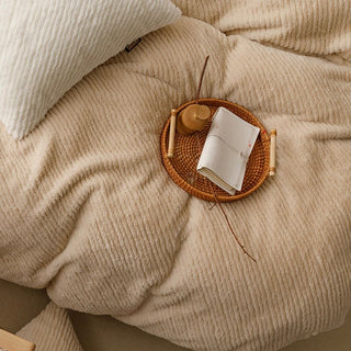 Milk Velvet Warm and Fluffy Duvet Cover Set  Bed Cover Bedding Cover