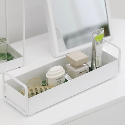 Iron Frame Slim Tray   Cosmetic Storage