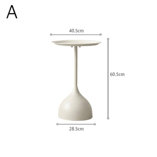 Iron Round Compact Side Table  Sofa Table