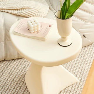 Curved Design Colorful Side Table